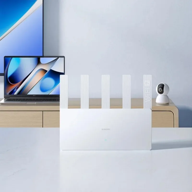 Xiaomi BE5000 Router Wi-Fi 7 Dual-Frequency Mesh Netwerk 2,4/5GHz met 2,5G High-Speed Poort IPTV OFDMA Signaalversterker voor thuis
