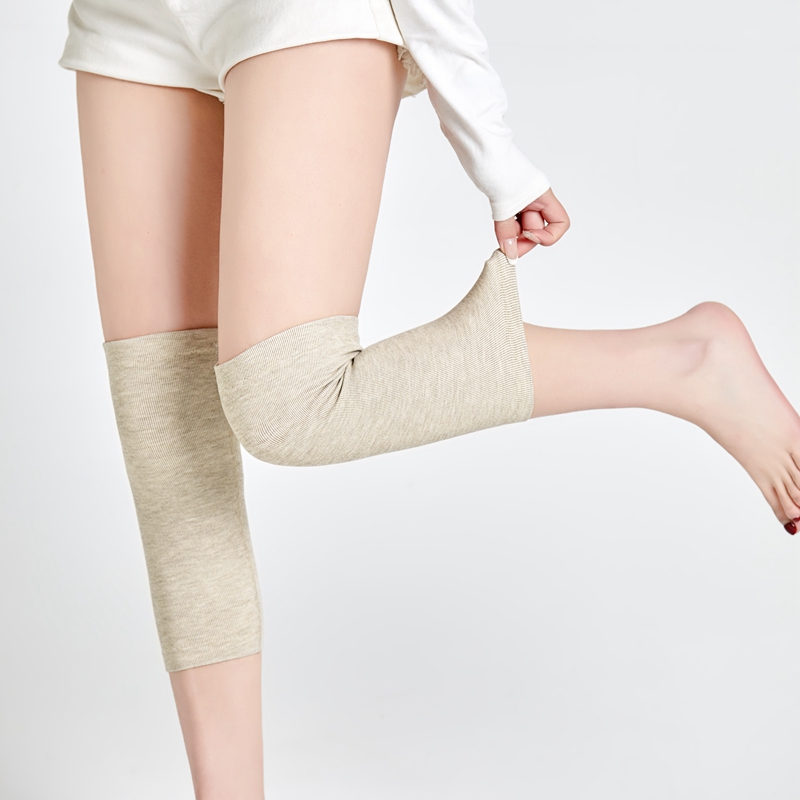 ใหม่ผ้าฝ้ายน้ำหนักเข่าแขนยาวฤดูหนาว Coldproof Warm หัวเข่าสูง Kneecap ผู้หญิงป้องกันขาอุ่น All Season