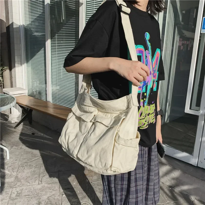 Borse a tracolla da scuola da donna per donna Borsa a tracolla da donna di design Borse da donna a tracolla in tela casual di grande capacità