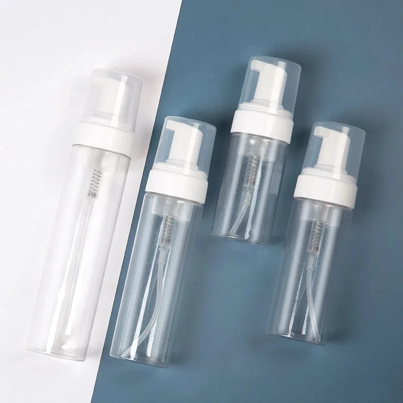 100ml/120ml/150ml/200ml 포밍 펌프 병 페이셜 클렌저 휴대용 플라스틱 폼 병 리필 형 로션 샴푸 디스펜서