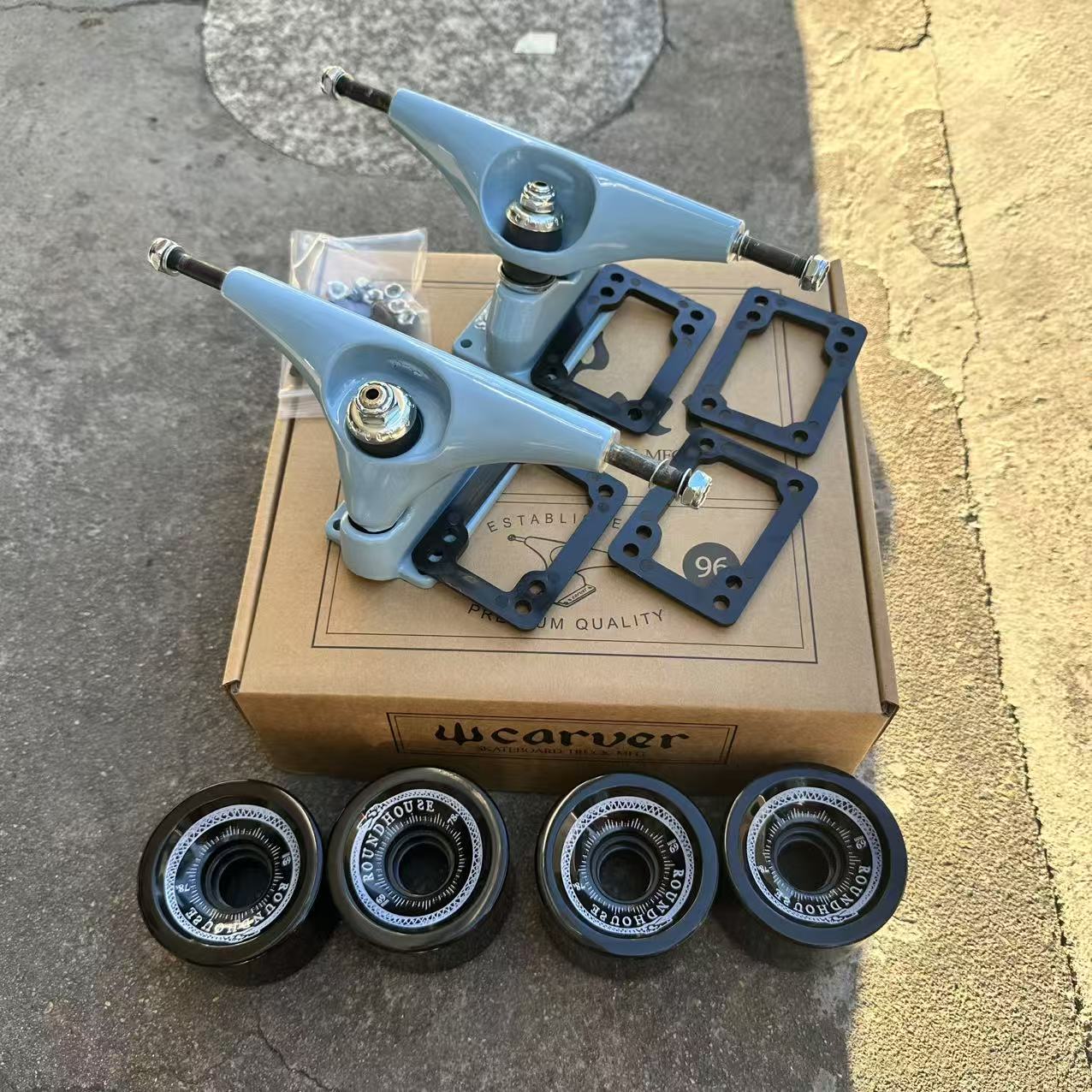 CX4 C5 Surf Skateboard camion Skate Longboard camion sculpture roulements et sculpture roues ensemble dis