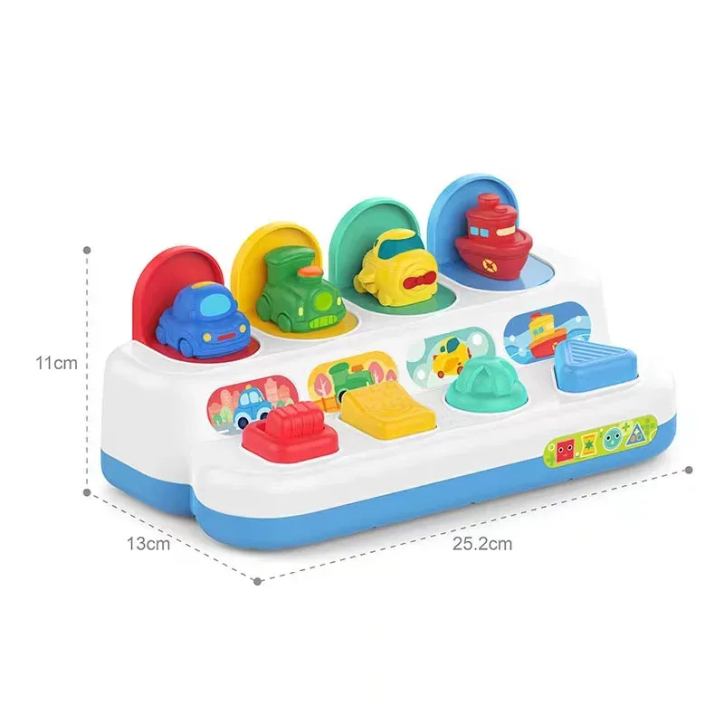 Interactive Activity Pop Up Toy for Babies Cause and Effect Toy Baby Development Games Montessori  Educational Learning Toys