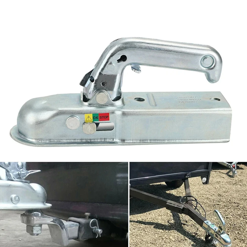 Zaczep holowniczy do przyczep 50 mm ze stali tłoczona do przyczep bez hamulca do 750 kg Zaczep holowniczy do przyczep