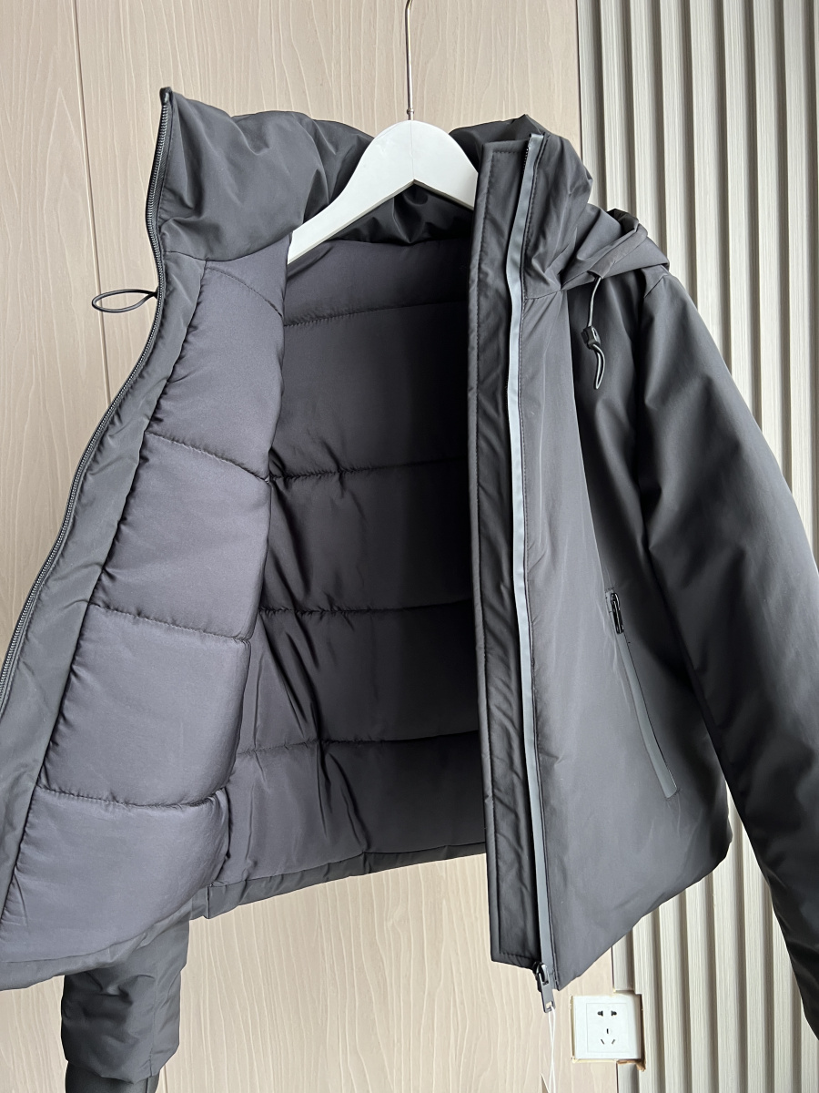 ETJ 2025 Herfst/Winter Nieuwe dames korte imitatie wind waterdichte capuchon dikke warme katoenen jas Outdoor jas 4749703