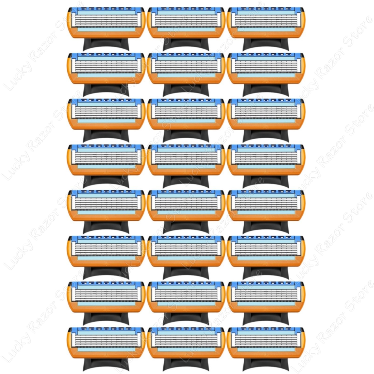 새로운 퓨전 5 면도날 5 레이어 안전 수동 면도 헤드 교체 수염 면도기 리필 카세트 남성용 페이스 케어