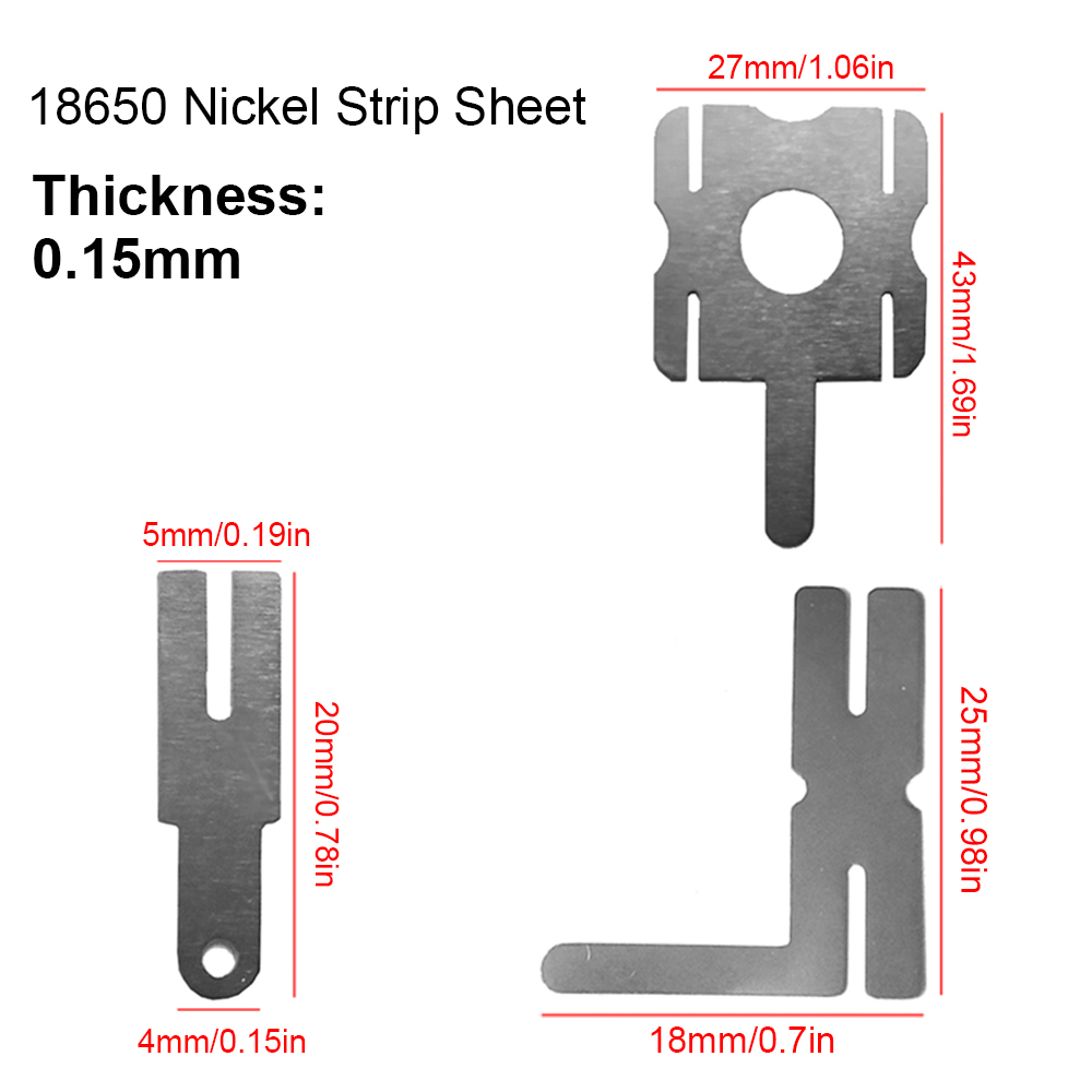 ニッケルストリップシート 18650 リチウム電池パックスポット溶接コネクタテープ 0.15 ミリメートル高品質ニッケルメッキ鋼ベルト