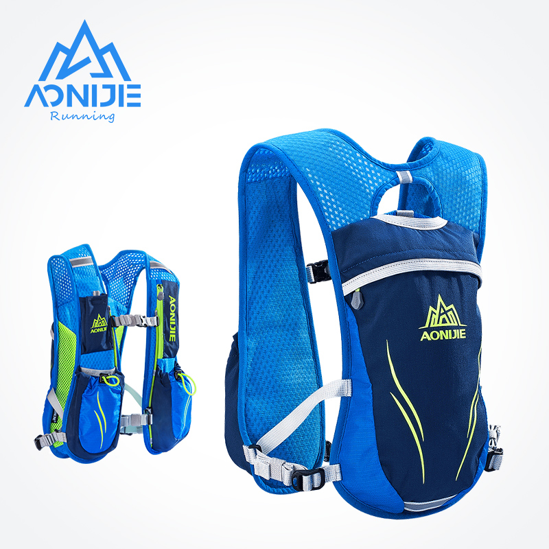 AONIJIE E885 Hydration กระเป๋าเป้สะพายหลัง Rucksack กระเป๋าสายรัด1.5L น้ำเดินป่าตั้งแคมป์วิ่งมาราธอนการแข่งขันกีฬา5.5L