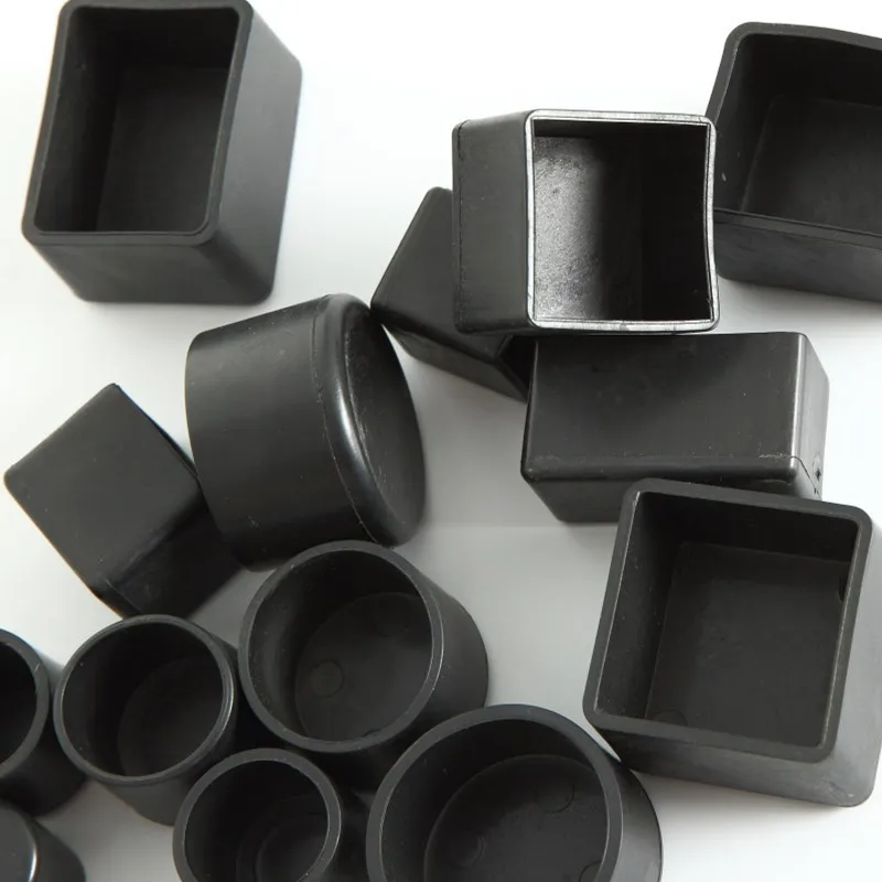 4 Cái/lốc Ốp Nhựa PVC Bàn Ghế Phân Chân Bao Chịu Mài Mòn Chân Tầng Bảo Vệ Mũ Cao Su Mềm Đa Năng Đồ Nội Thất một Phần