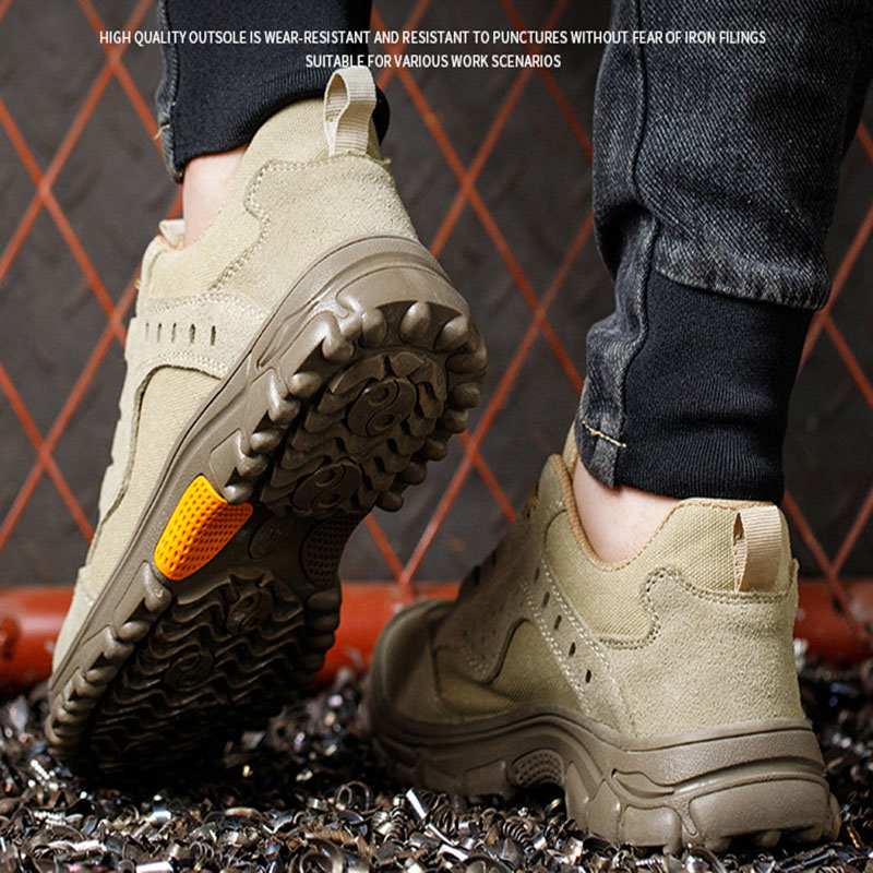 Männer Sicherheits schutzs chuhe für elektrische Schweißer isolierte Anti-Verbrühungs-Arbeits schuhe Outdoor Anti-Rutsch-Wanderschuhe Stahl kappe