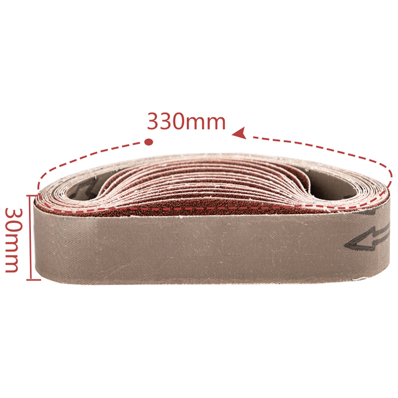 10 Cái/bộ 330*30 Chà Nhám Thắt Lưng 120-1000 Xay Gỗ Kim Loại Mềm Đánh Bóng Giấy Nhám Nhám Ban Nhạc Cho dây Nhám Mài Mòn Dụng Cụ