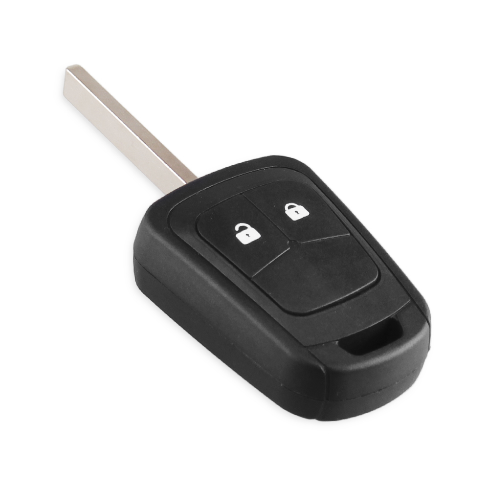 KEYYOU 2/3 ボタン車リモートキーシェル Fob ケースシボレーアベオクルーズオペルマリブソニック交換 HU100 キーブレード
