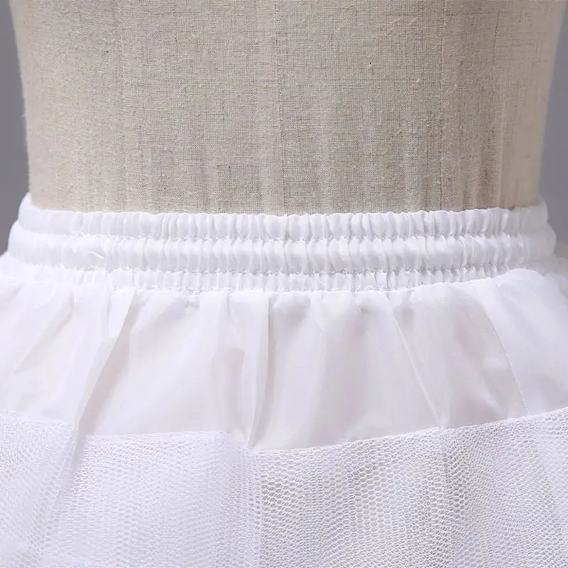 652F Cosplay Người Giúp Việc Mặc Gothic Pettiskirt Ngắn Không Tường Petticoat Bé Gái Lê Lưới Y