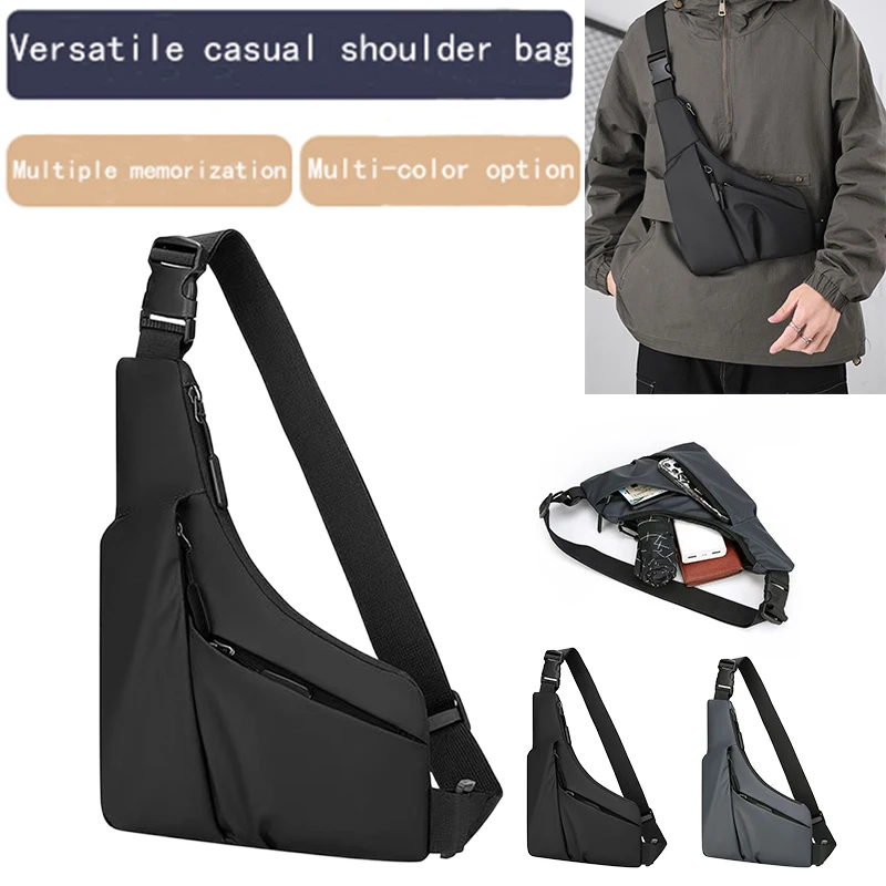 Umhängetasche im neutralen Stil, Umhängetasche, leichte Einzelschultertasche, lässige multifunktionale Sport-Umhängetasche