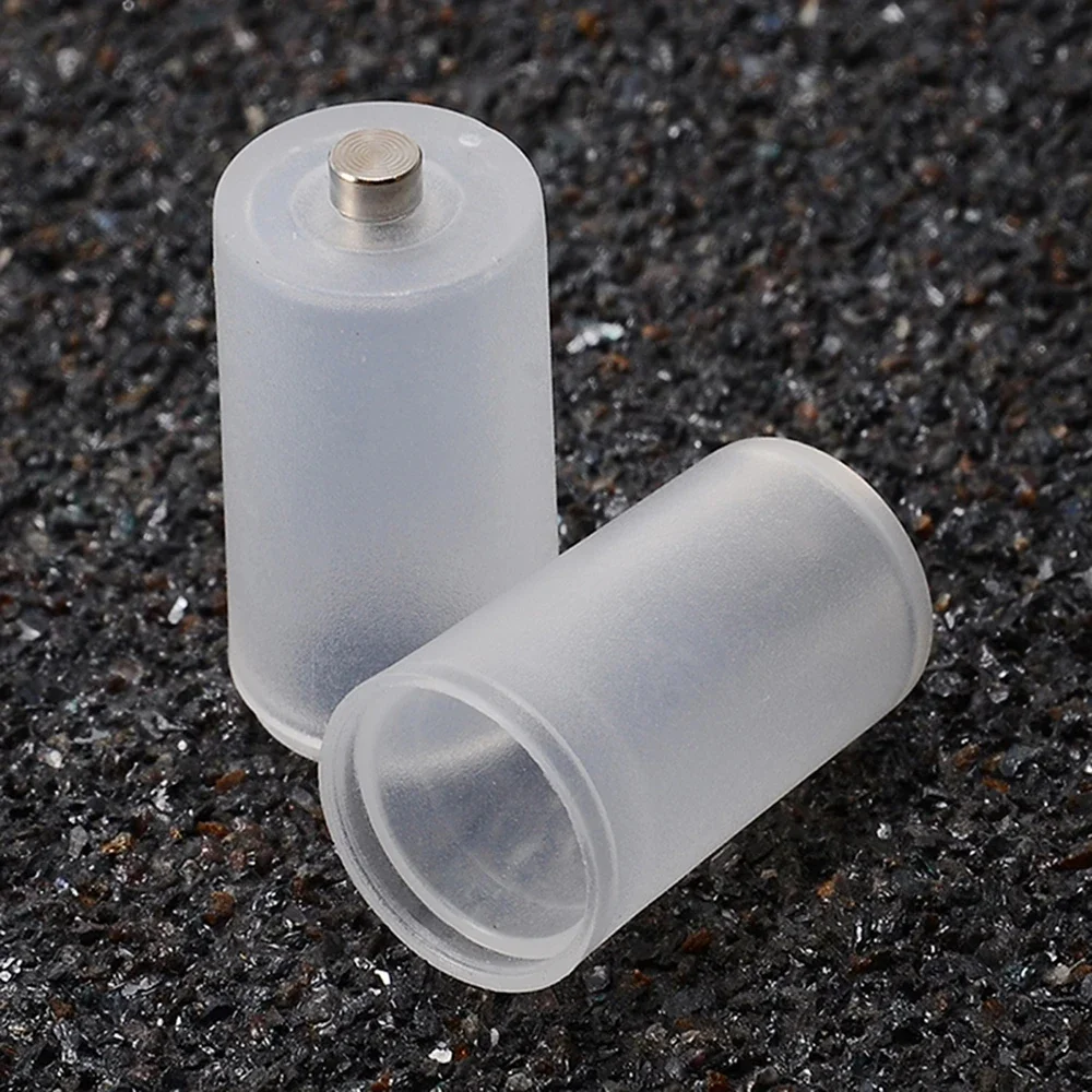 12Pcs Battery Convertor Adapter Size AAA to AA Cell Battery Converter Adaptor Holder Case Translucent Battery Storage Holder