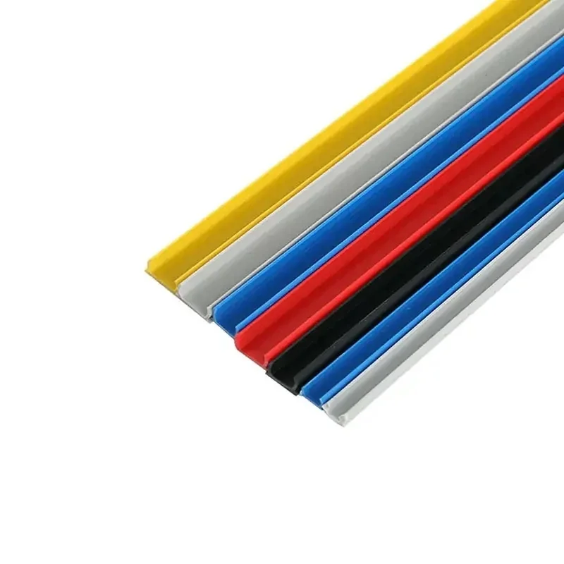 10 Teile/los 6mm/8mm/10mm Slot Abdeckung Flache Dichtung Profil Panel Halter 1000mm Länge für 20/30/40/45 Serie Aluminium Profil