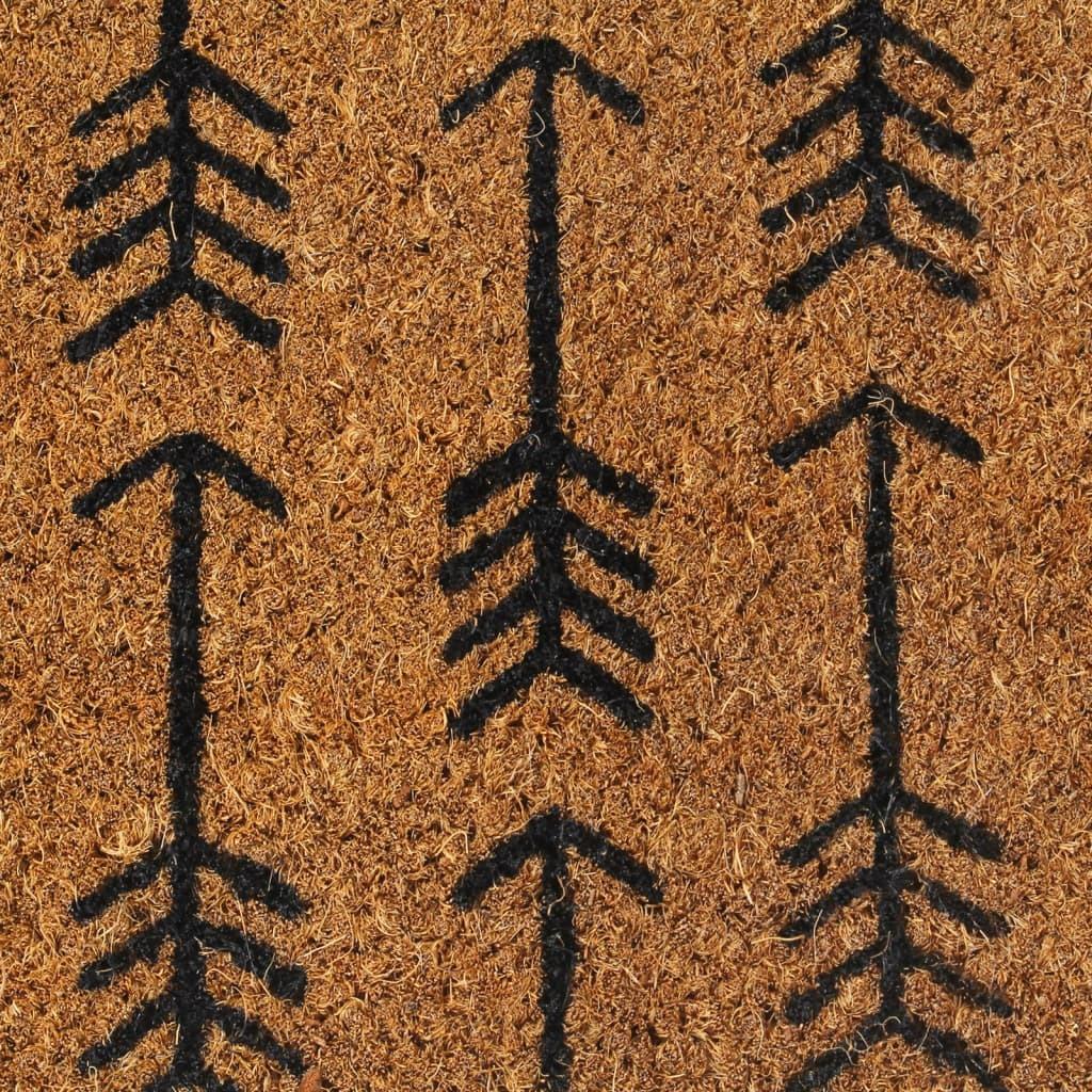 40x60 cm Tufted Coir Door Mat - Natural Fiber Entrance Mat for Home Decor