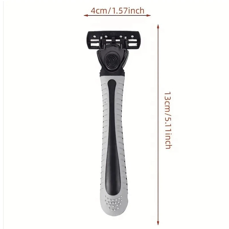 3-layer Shaver sackPremium Stainless Steel Safety Razor with Replaceable Blades - Smooth and Comfortable Shave for Men and Women