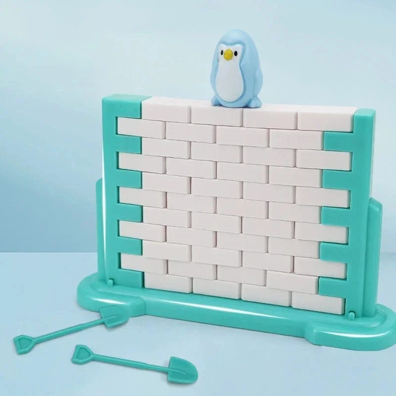 มินิสนุกเด็กบันทึก Penguin Ice Breaker กับดักของเล่นเกมกระดานในร่มครอบครัว Part เด็ก Interactive Balance บล็อกของขวัญ