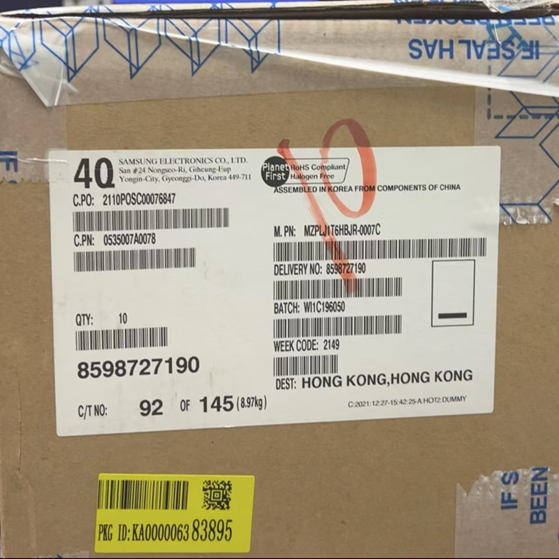Para samsung pm1735 1.6tb pcie 4.0x8 inserção de cartão aic novo protocolo nvme original com ultra-alta velocidade e alta vida útil