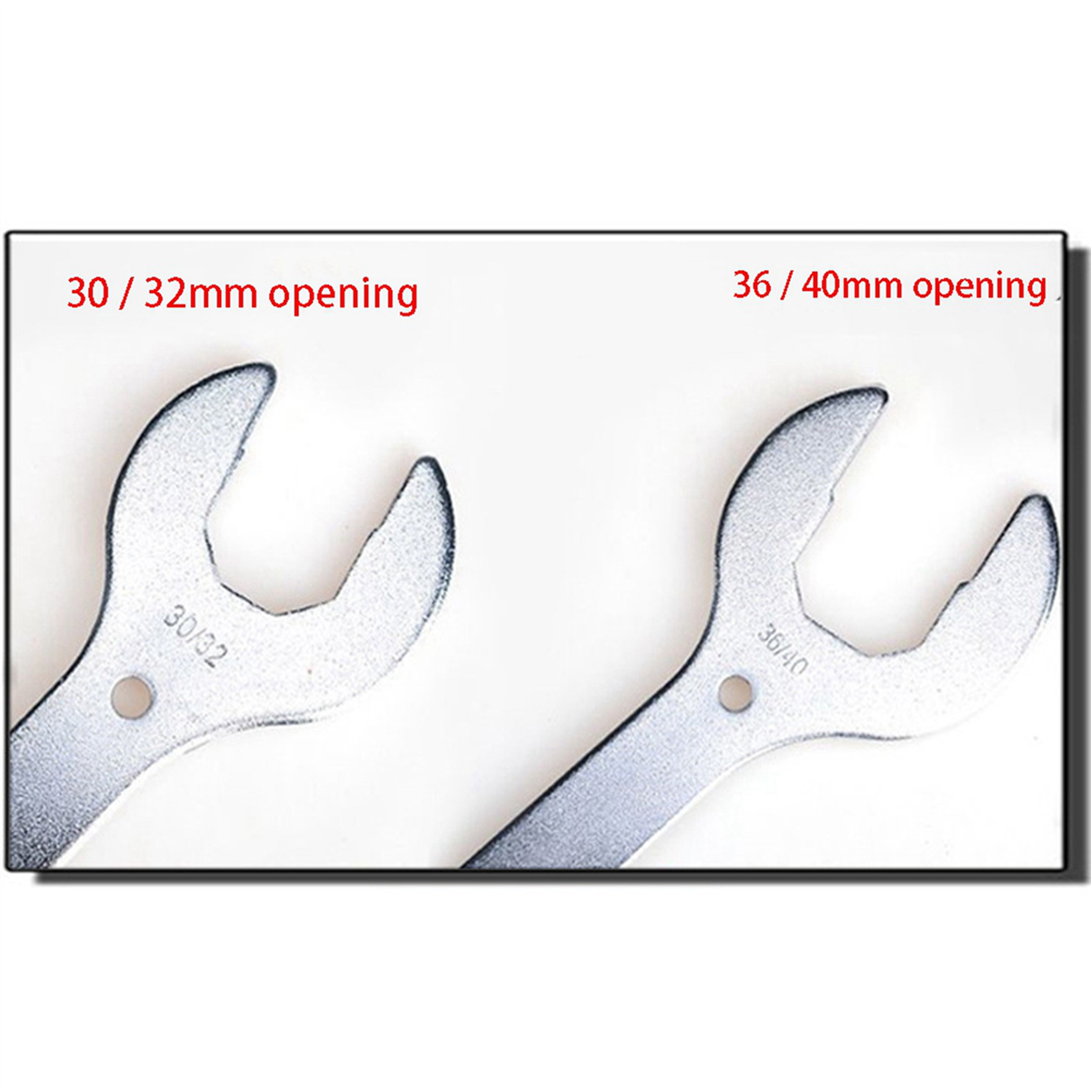 BAAU 2 Stuks Mountainbike Headset Moersleutelmoersleutel 30 32 36 40mm Multi-Multitool Ratelsleutels Fiets Reparatie