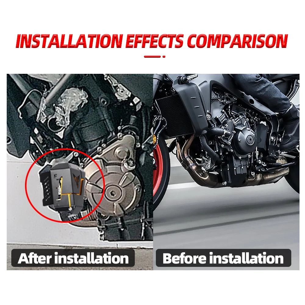 MT07 FZ07 Coolant Recovery Tank Shielding Cover Fits For Yamaha MT-07 FZ-07 MT 07 FZ 07 2014 2015 2016 2017 2018 2019 2020 2021