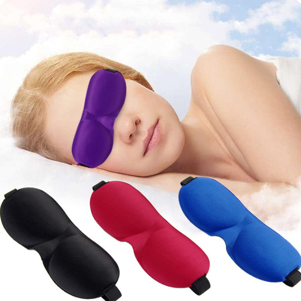 Sleep Mask Blockout Eye Mask for Side Sleeper Women Men Portable Blindfold Travel Sleeping Aid Eye Cover Slaapmasker