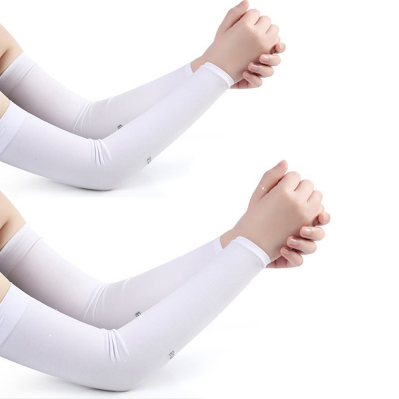 Солнцезащитные длинные перчатки с манжетами и защитой от УФ-лучей