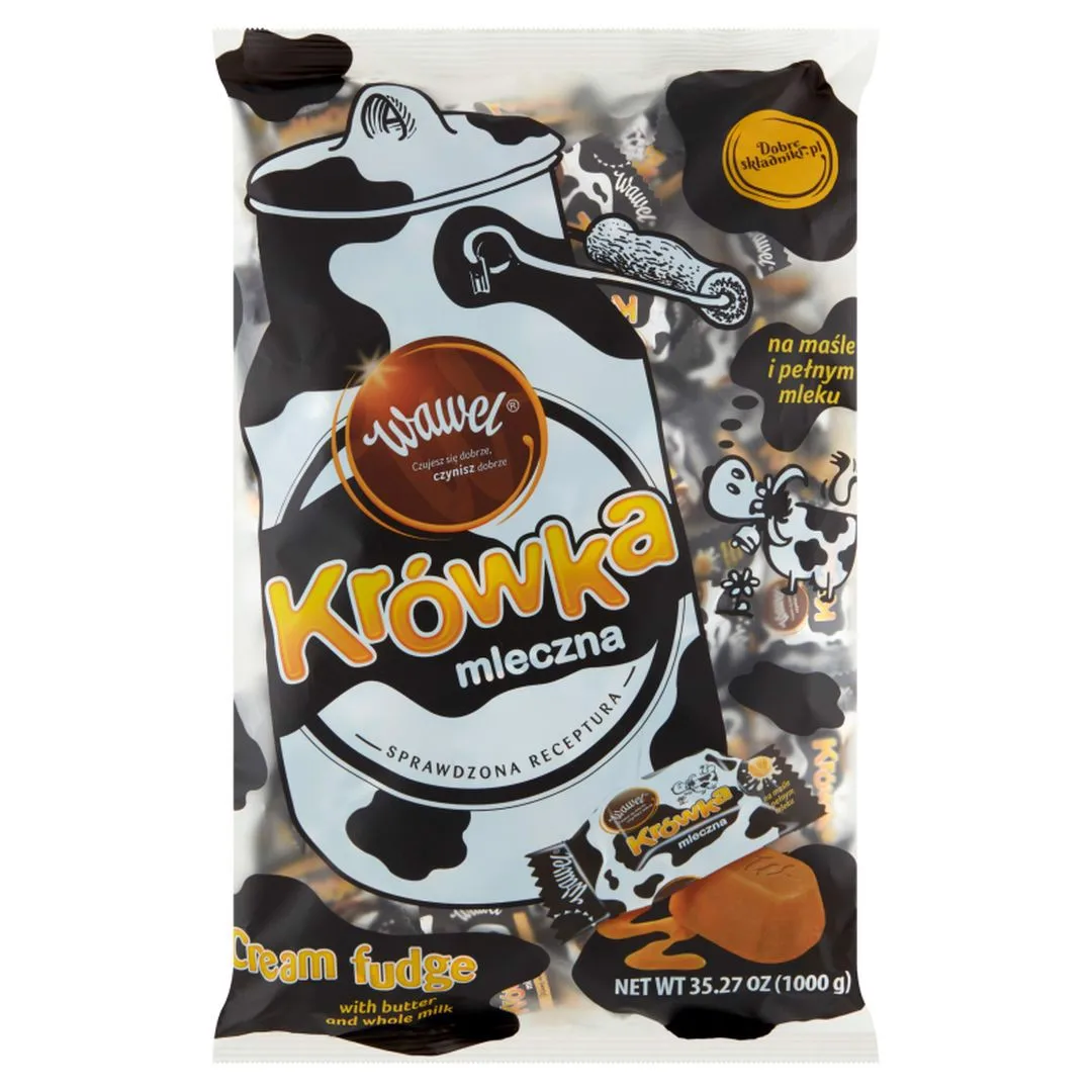 Wawel Krówka mleczna Pomadki mleczne 1000 g