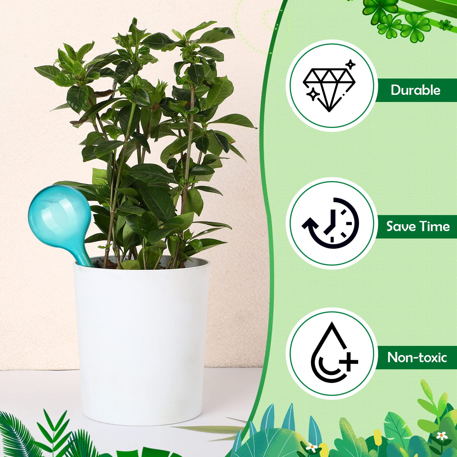 Plant Water Feeder Automatic Plastical Balls Garden Water Device Plants Watering Bulbs Self Watering Drip Irrigation Devices