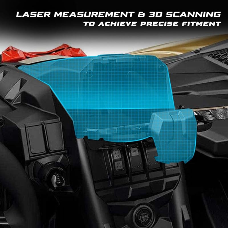 Suporte para smartphone com modelos de armazenamento integrados, bandeja organizadora para 2017-2023 can am maverick x3, acessórios 715002874