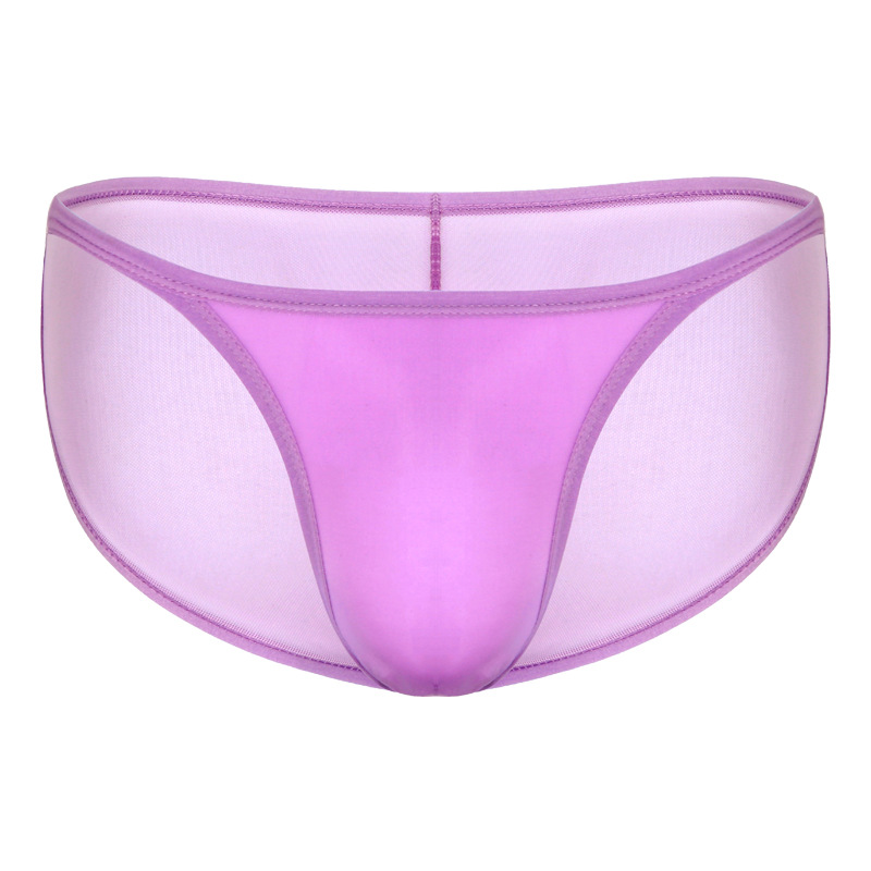 Culotte en Maille Fine pour Homme, Pantalon Japonais, Sexy, Taille Basse, Jambes Hautes