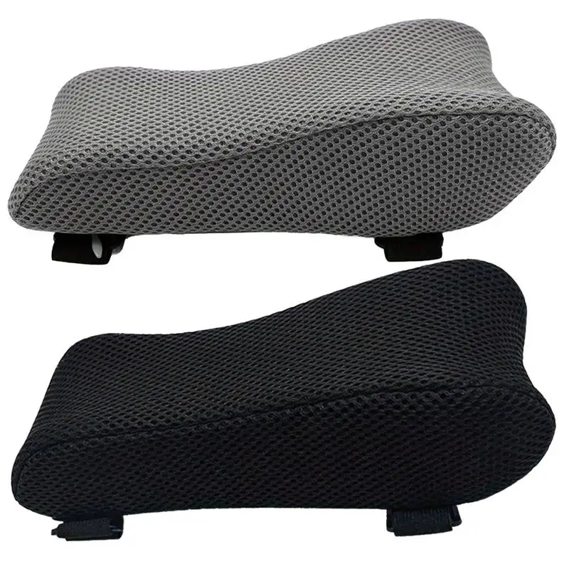 Almohadillas ergonómicas para reposabrazos, cubierta para reposabrazos, almohadillas para reposabrazos, soporte cómodo, coderas para silla con correas ajustables para oficina