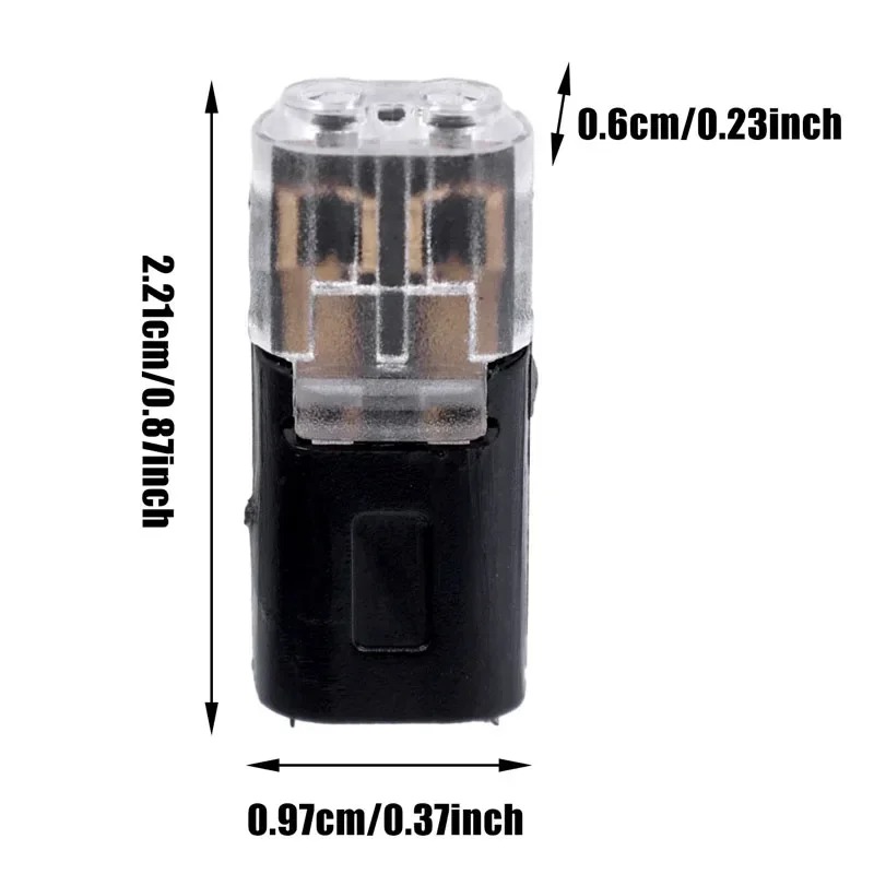 2 Pin Way Plug Car Waterproof Electrical Connector Wire Cable Automotive 1/5/10/20/30/50 Pieces/set