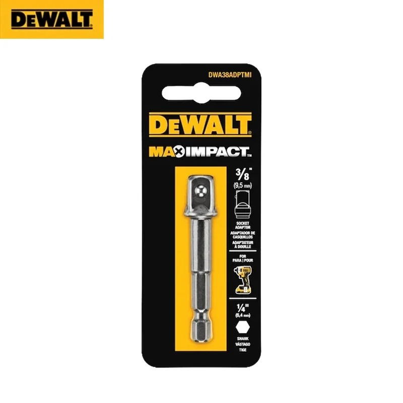 DEWALT DWA12ADPTMI DWA38ADPTMI IMPACTO máximo ™   1/4" PARA QUARO 1/2" ou 3/8" Acessórios para ferramentas de driver de ADAPTOR