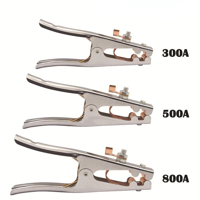 Máquina de soldadura eléctrica, Clip de tierra, abrazadera de conexión 800A, máquina de soldadura por arco de argón, Clip de tierra 300A 500A, 1 Uds.