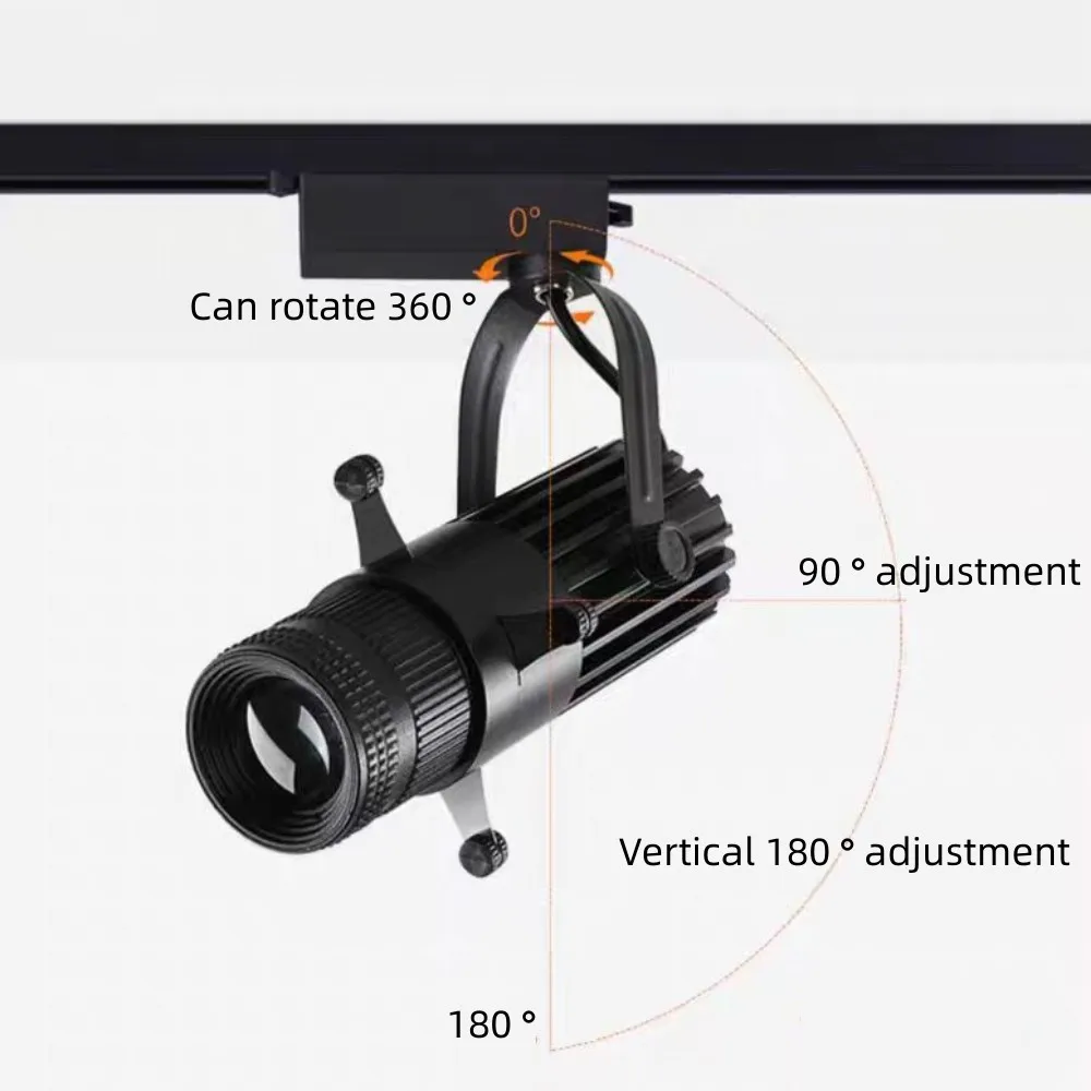 Ceiling Light Adjustable Aperture Variable Mode COB Spotlight LED Stage lighting, Bars, Restaurants, Shops AC90V-265V