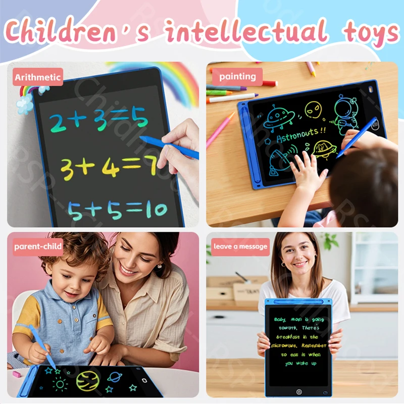 12 นิ้วแท็บเล็ตอิเล็กทรอนิกส์ Handwriting Pad กระดานเขียนแท็บเล็ตหน้าจอ LCD เขียนแท็บเล็ตกราฟิกดิจิตอลของเล่นเด็ก