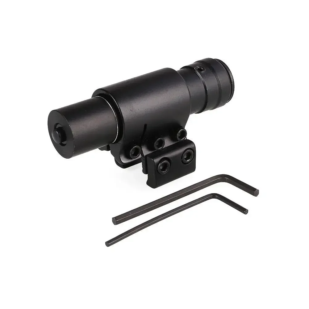 สายตาเลเซอร์สีแดง 11 มม./20 มม.Rail Mount ปืนไรเฟิล Optics Sight Pointer อุปกรณ์ล่าสัตว์