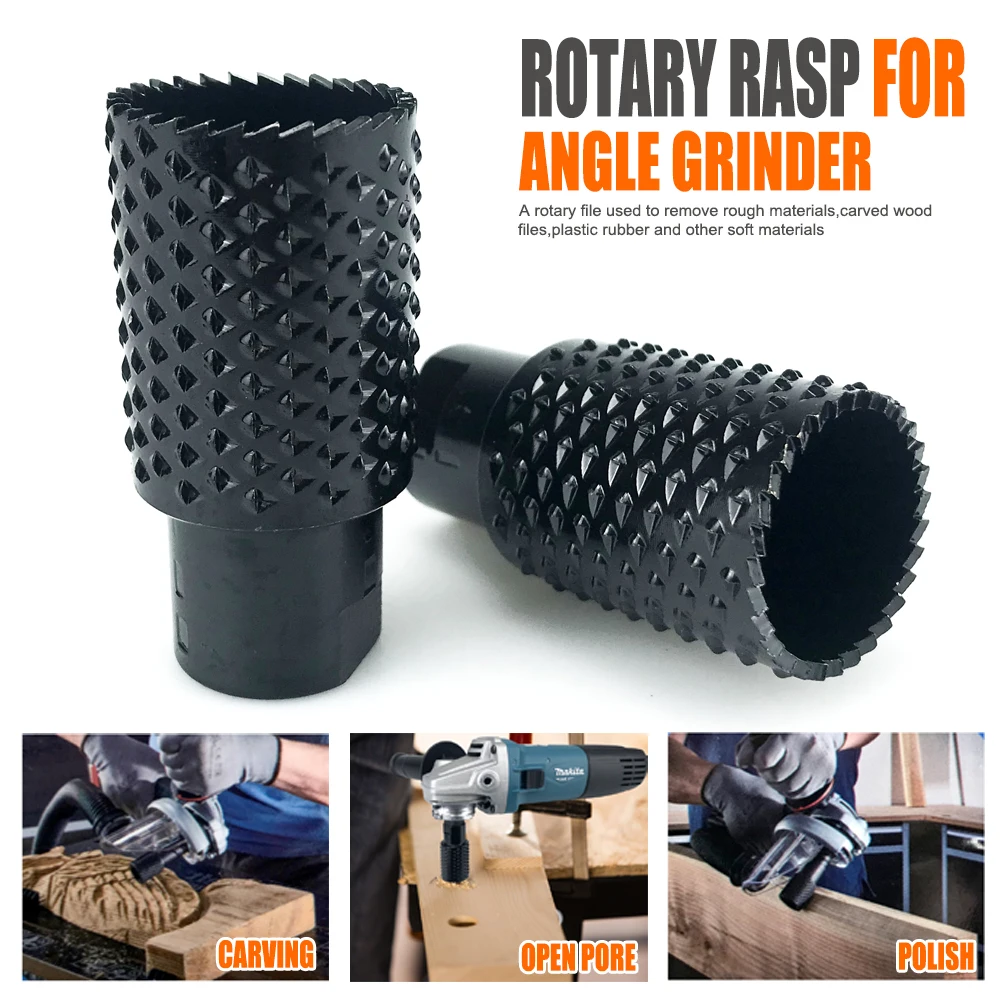 ROTARY Rasp สําหรับเครื่องบดมุม 100/125 ประเภท M10 M14 ไม้แกะสลักแฟ้ม Burr Sanding Disc หัวขัด