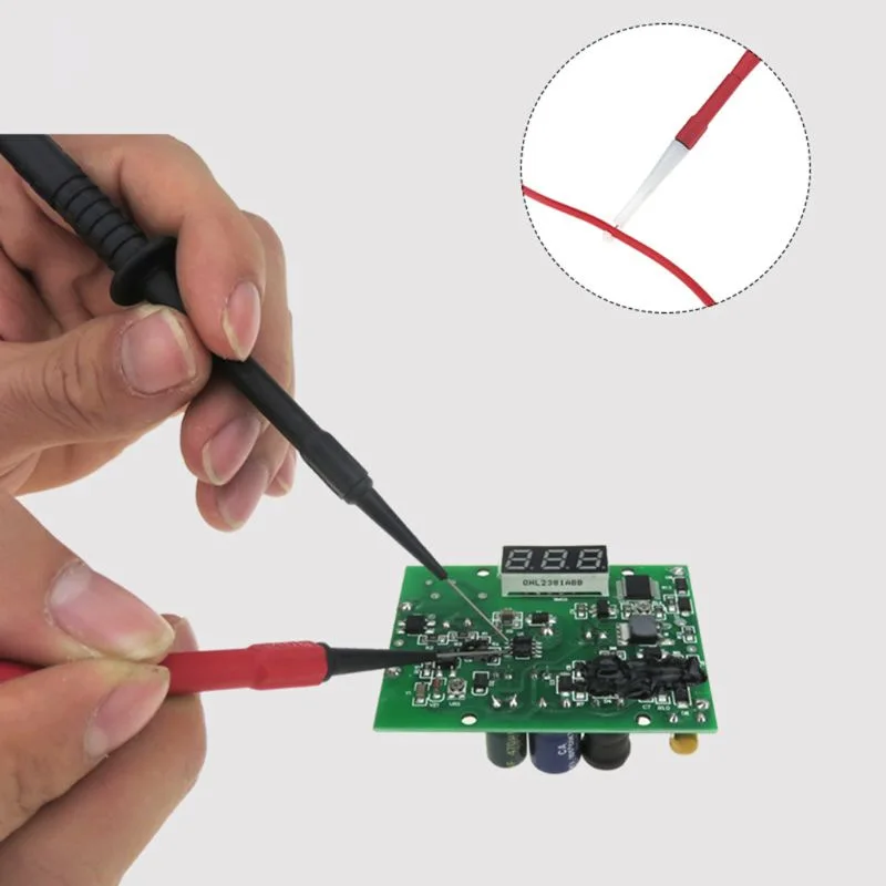 30V Đầu Tàu Thăm Dò Công Cụ Chẩn Đoán Tự Động Đồng Hồ Đo Vạn Năng Thử Dẫn Extention Lưng Kim Xỏ Mũi Tàu Thăm Dò Dụng Cụ Cơ Khí