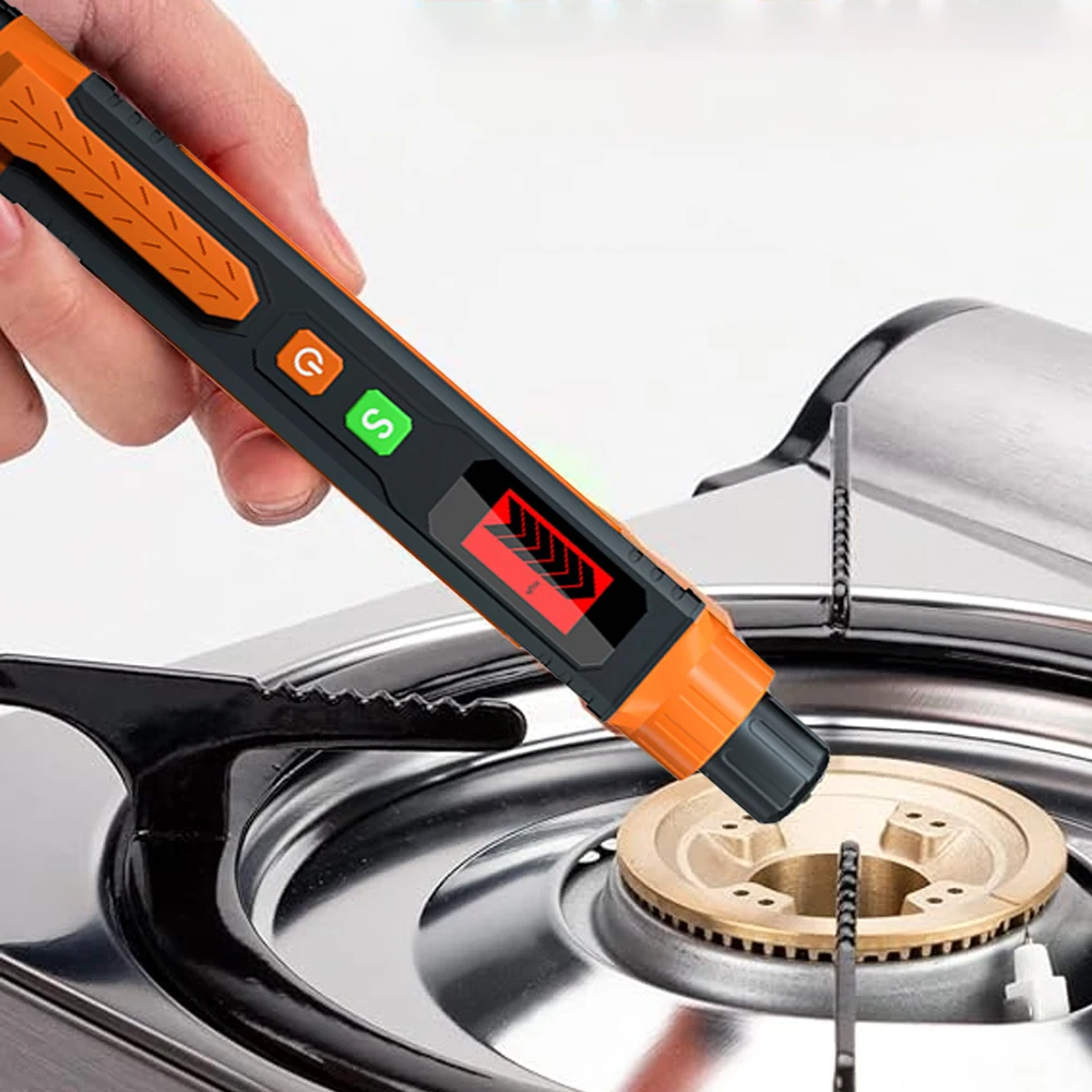 50a Gaslek Detector Brandbaar Gas Detector Geluid En Display Alarm Voor Natuurlijke Methaan