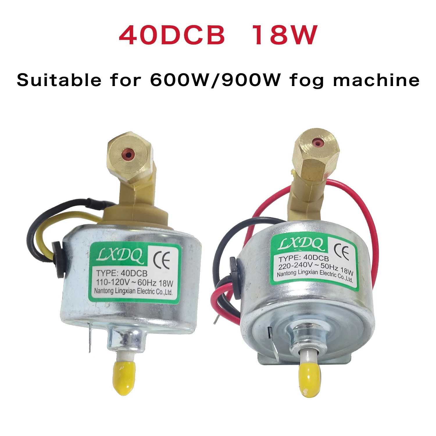 スモークオイルポンプ 55DCB 48W 40DCB 31W 30DCB 18W 110V または 220V フォグマシン部品用のさまざまなモデル電磁ポンプ