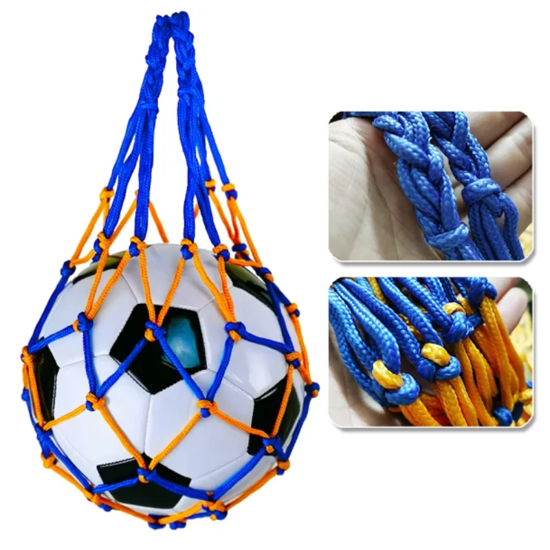 1PC ball net tasche basketball einkaufstasche jugend fußball net außen sport nylon mesh lagerung ball typ verdickte net tasche