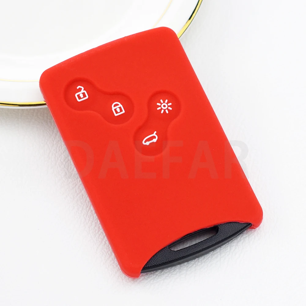 For Renault Megane 2 3 Clio Scenic Duster Kaptur Captur Logan Laguna Zoe Koleos Danilo Nema Fluence TPU Car Key Case Cover Shell