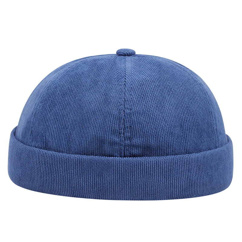 Frühling Und Sommer Neue Casual Vermieter Hut Straße Melone Haut Flut Hüte Ohne Krempe Retro Hip Hop Cap Männer Und Frauen Universal kappe
