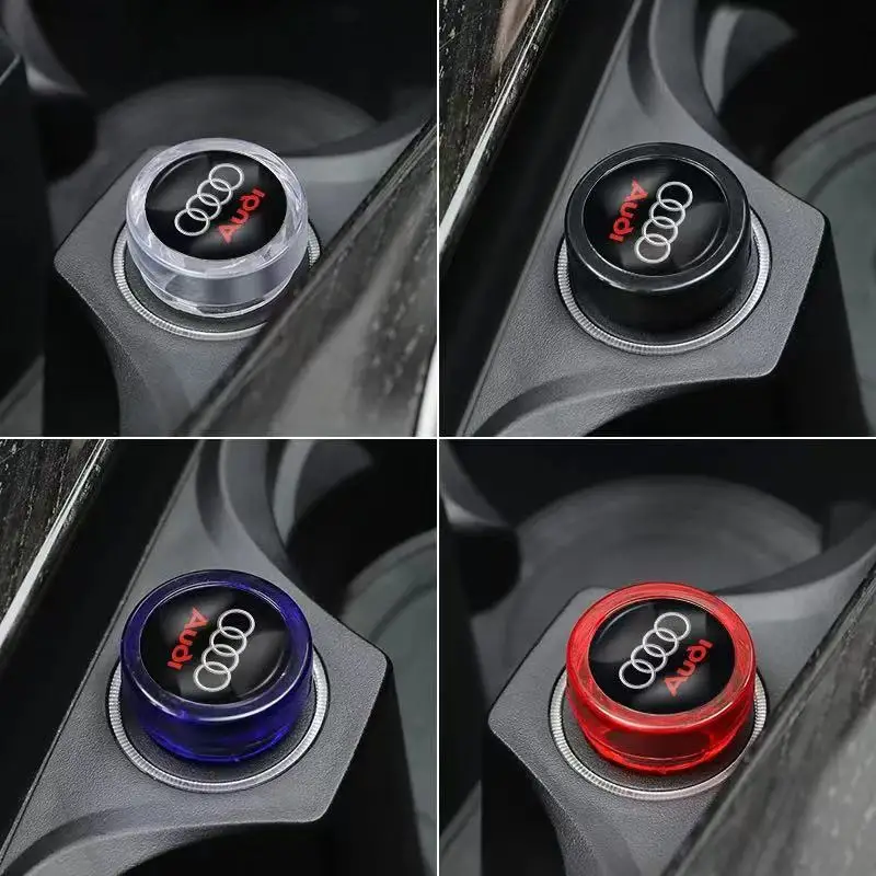 Cubierta de encendedor de cigarrillos de coche, Protector de botón, tapa antipolvo para Audi A3 A4 B8 8V Q7 S C7 A5 B7 B6 B9 A1 A7 8P Q3 8L TT Mk2 A6 Q5 ﻿