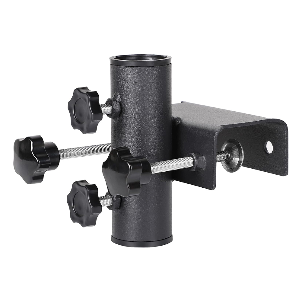 Compact Design Umbrella Holder for Balcony and Garden Featuring a Heavy Duty Clamp for Secure Support and Easy Setup