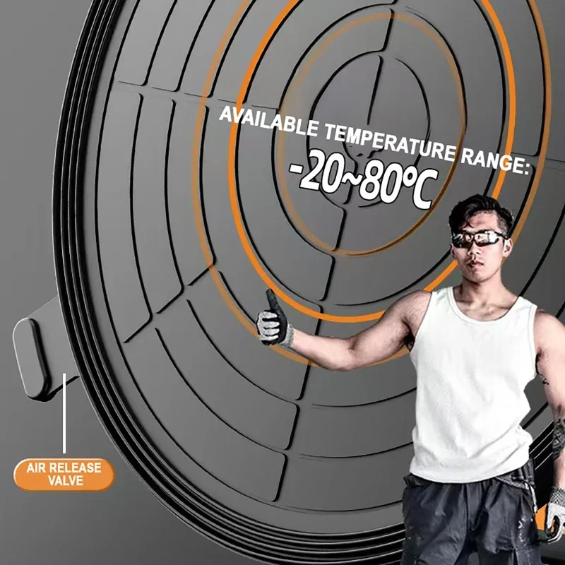 ถ้วยดูดสุญญากาศไฟฟ้าแบบชาร์จได้ถ้วยดูดสุญญากาศไฟฟ้าแบบชาร์จได้220กก. กำลังสูงสำหรับกระเบื้องแก้ว