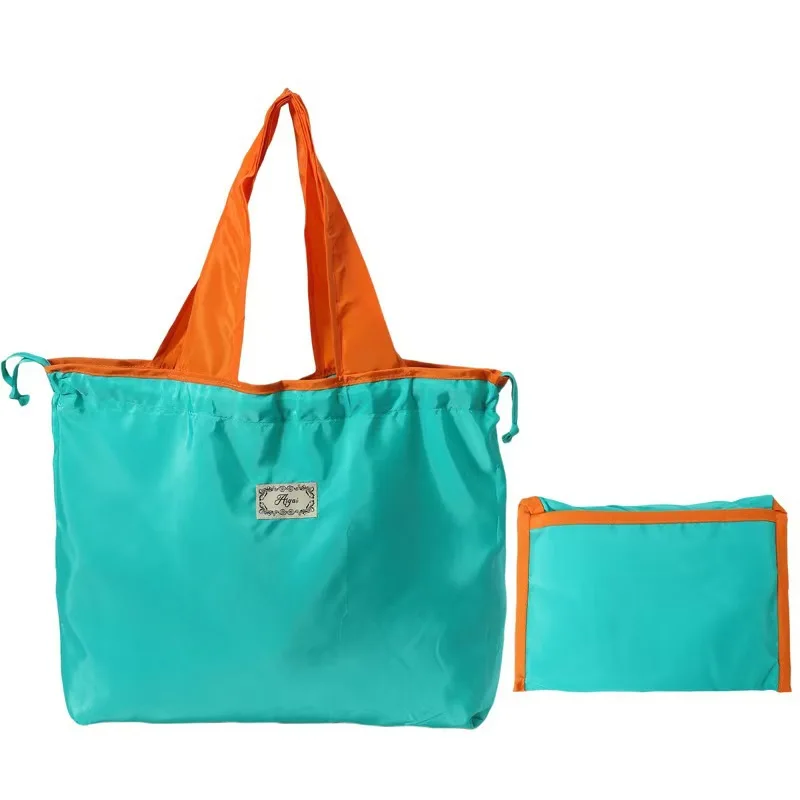 Bolsa de compras ultraleve e compacta – dobrável no bolso, sacola de compras ecológica com zíper