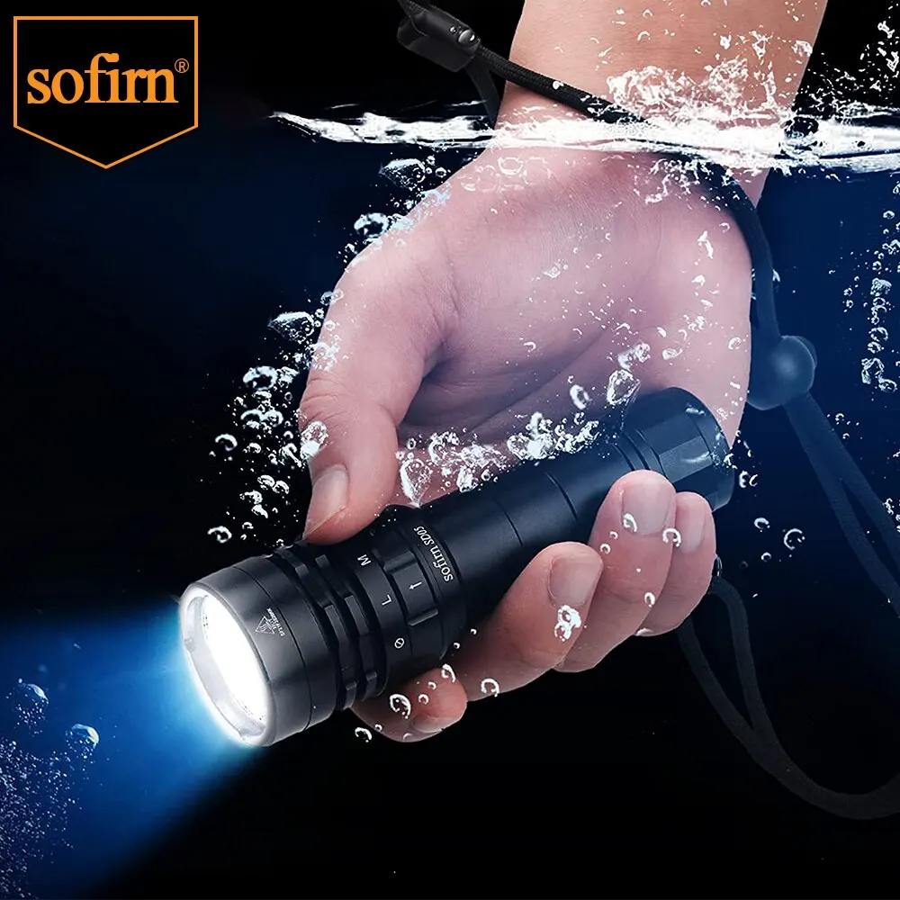 Sofirn sd05 tauchen leicht xhp 50,2 super helle 3000lm 21700 taschenlampe mit magnetsc halter 5000k 6500k
